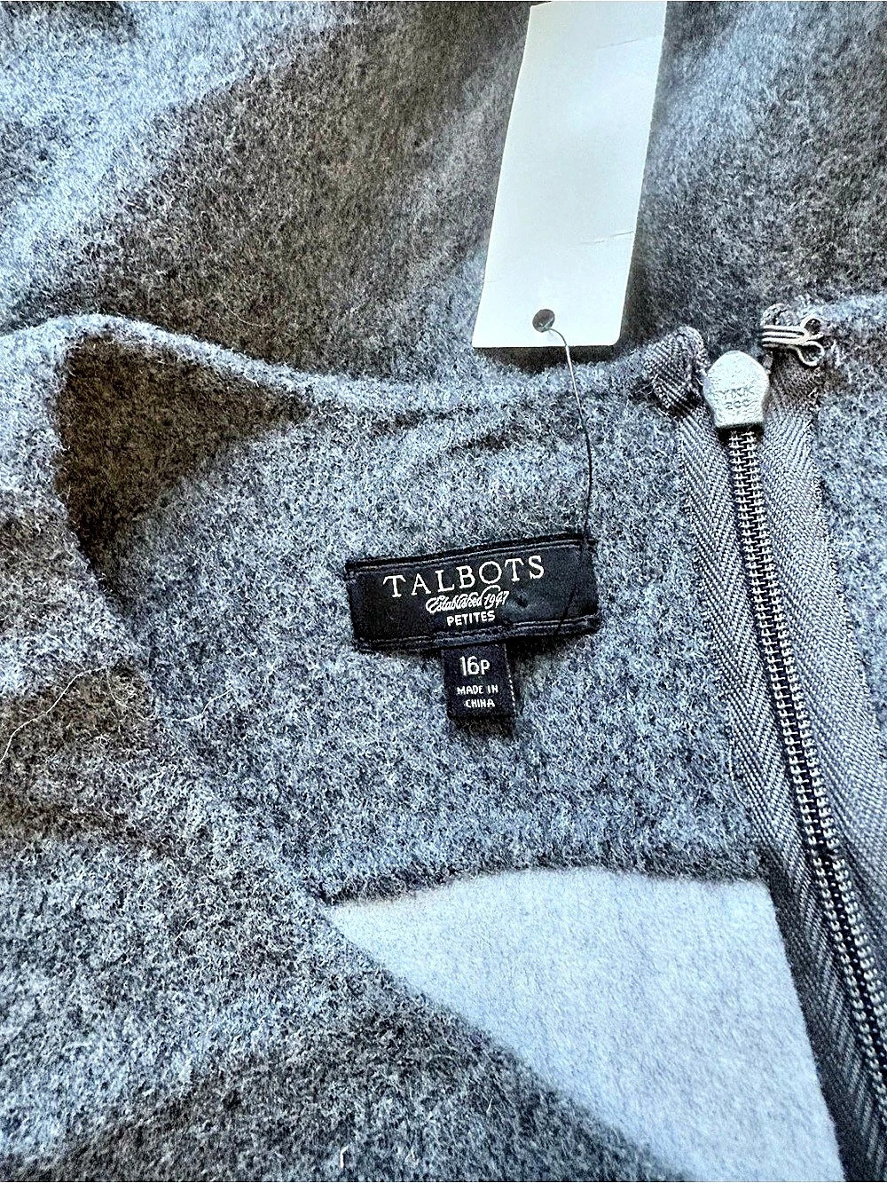 Talbots Colorblocked Dress Wool dress - Picture 7 of 12